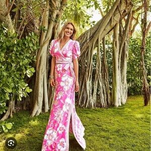 Lilly Pulitzer Sailynn crop Set - Beach Blooms- Size XS